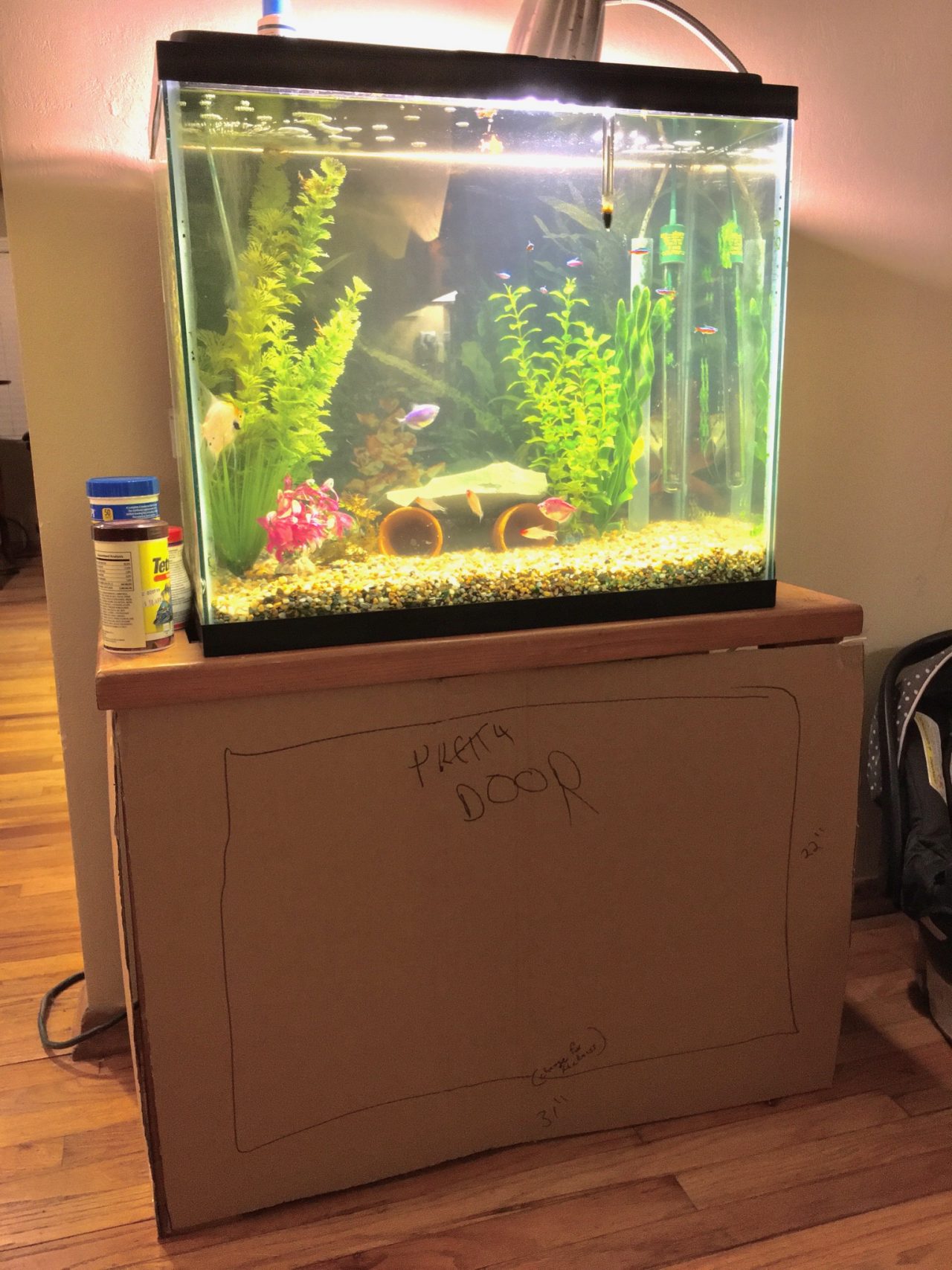 The 30 gallon fish tank stand is getting an upgrade Sides! Ben Lobaugh Online